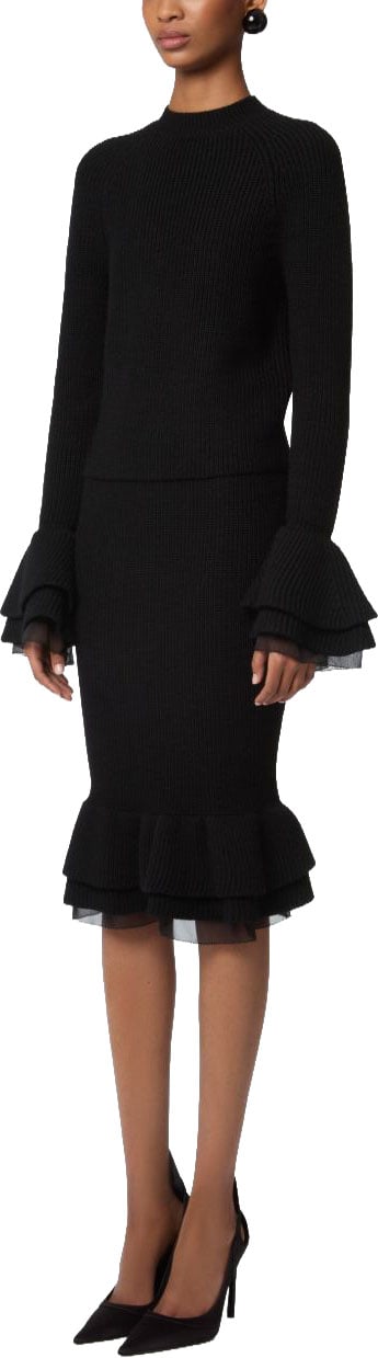 Nina Ricci Skirts Black Zwart