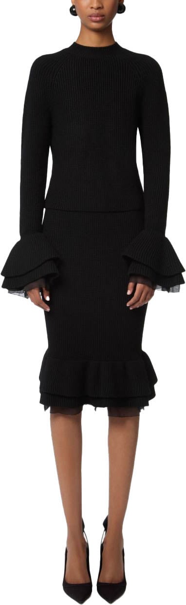 Nina Ricci Skirts Black Zwart