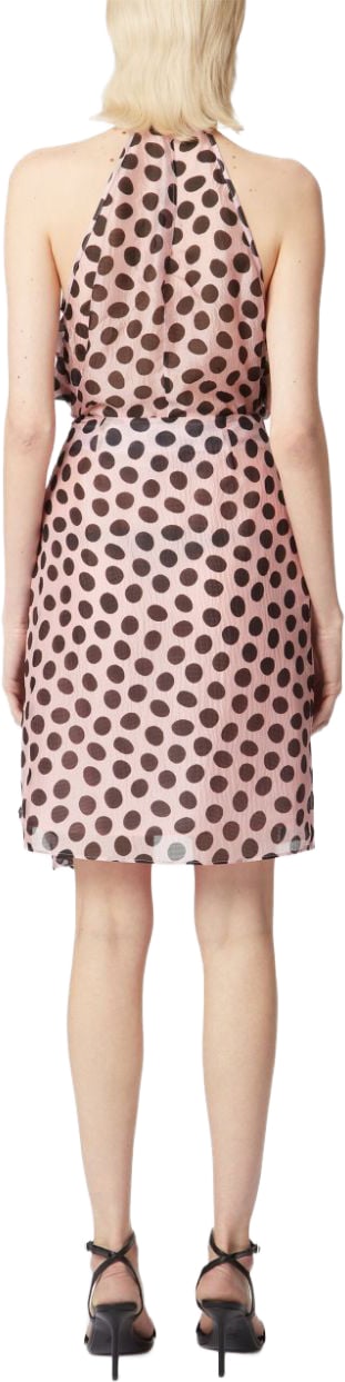 Nina Ricci High-Waisted Silk Skirt Roze