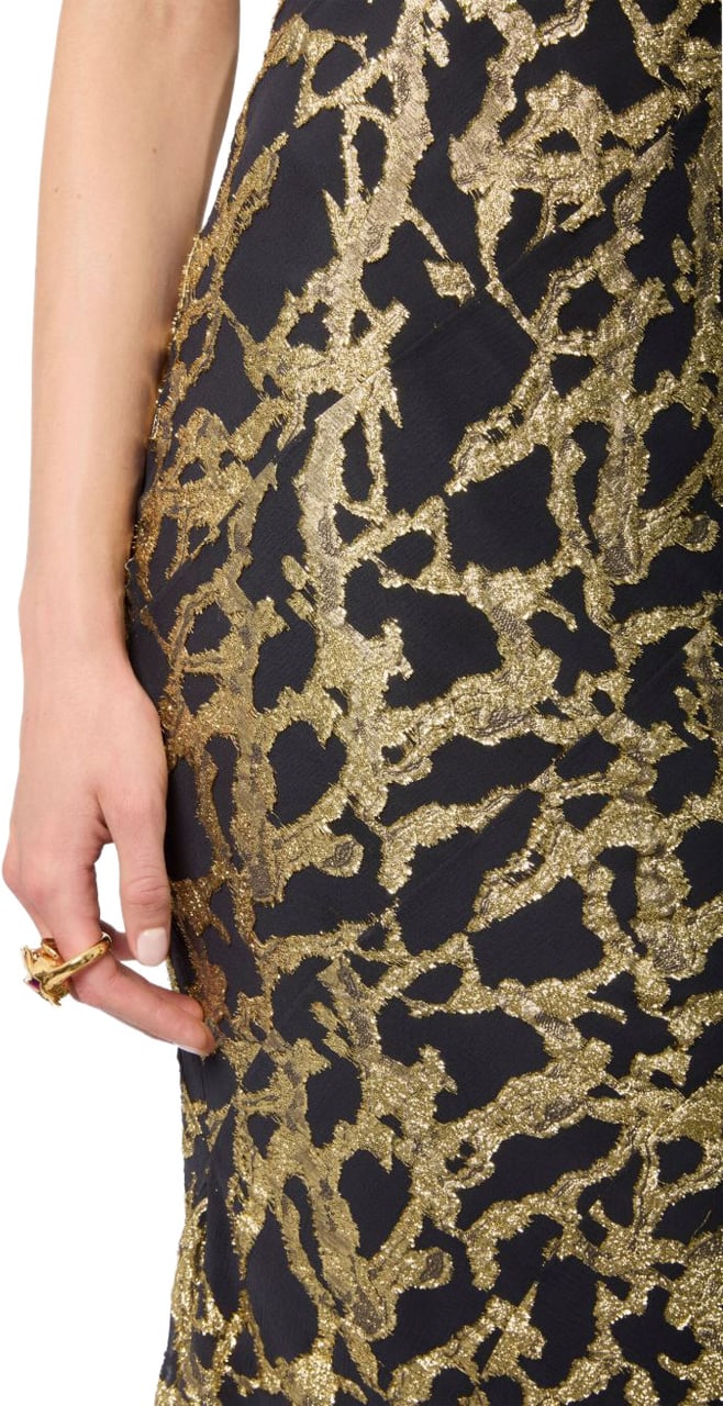 Nina Ricci Dresses Gold Zwart