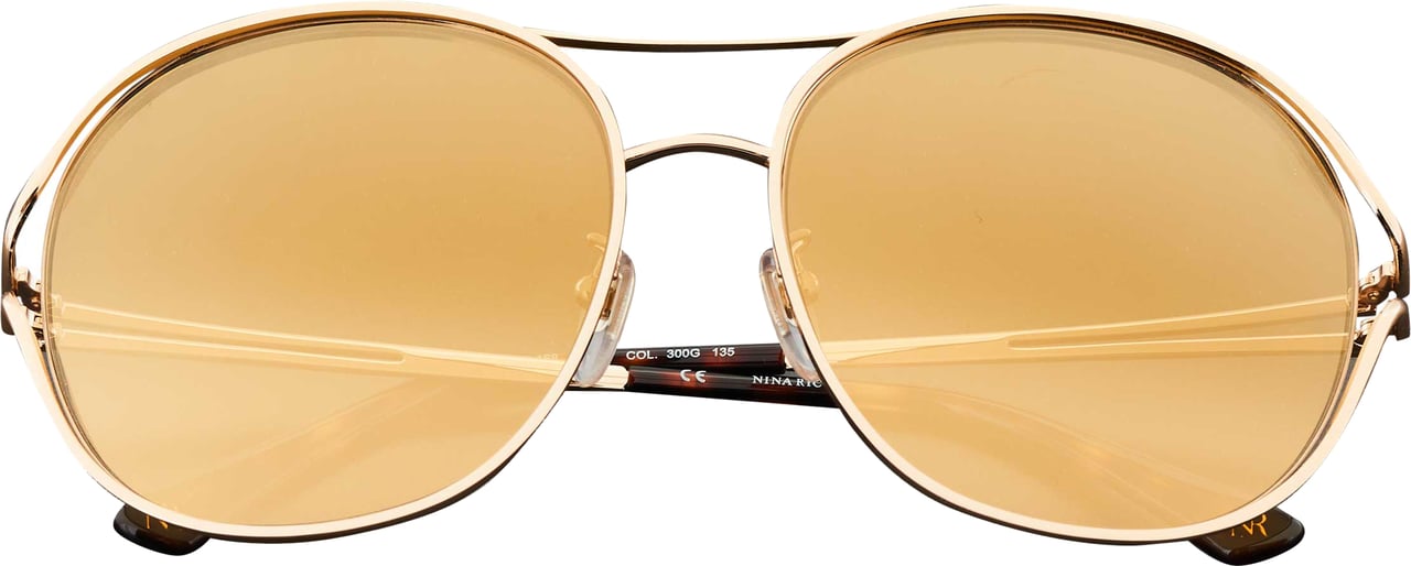 Nina Ricci Sonnenbrille Goud
