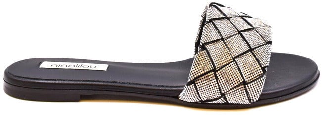 Ninalilou Ninalilou Women Slippers Zwart