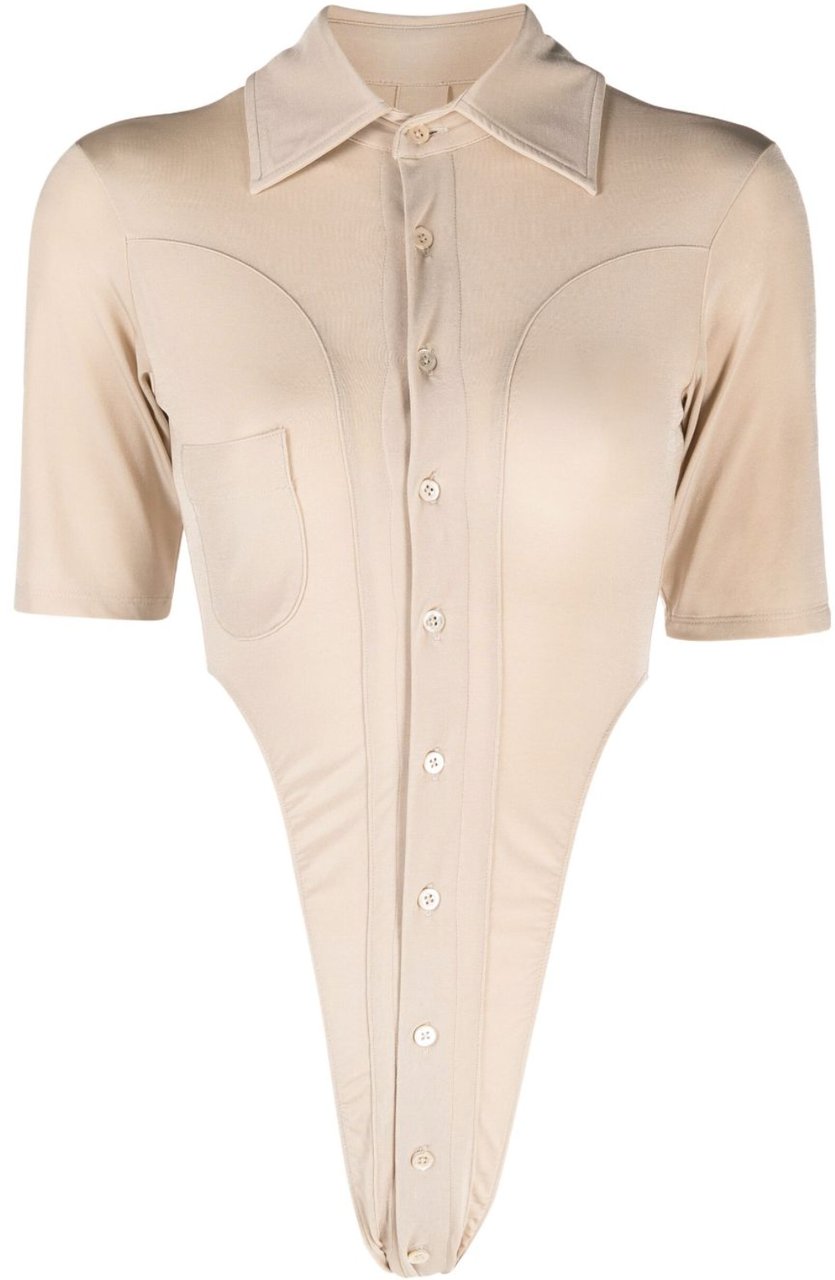 Ninamounah Bipeds Body Blouses Short Sleeve Champagne Divers