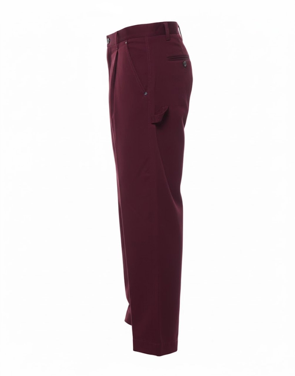 Nine in the morning Carrot Fit Trousers In Deep Must Wine Zwart