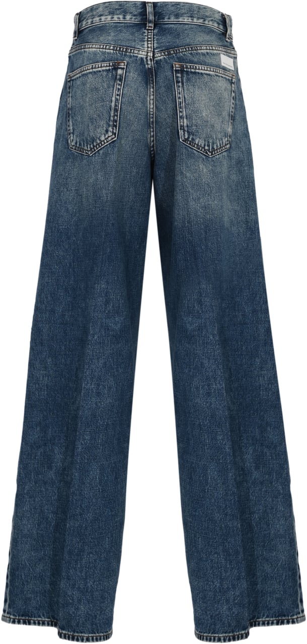 Nine in the Morning Trousers Denim Blauw