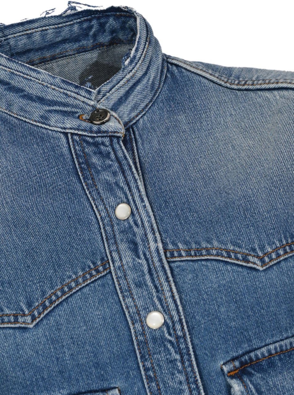 Nine in the Morning Shirts Denim Blauw