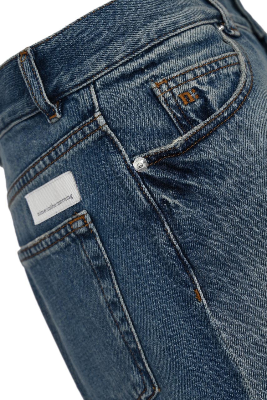 Nine in the Morning Trousers Denim Blauw