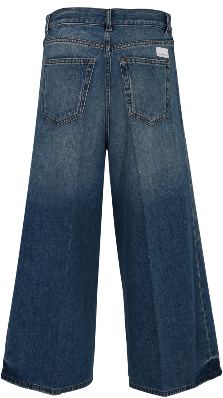 Nine in the Morning Trousers Denim Blauw