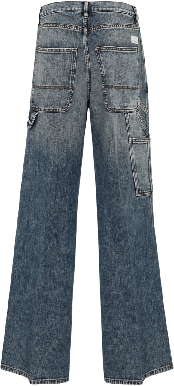 Nine in the Morning Trousers Denim Blauw