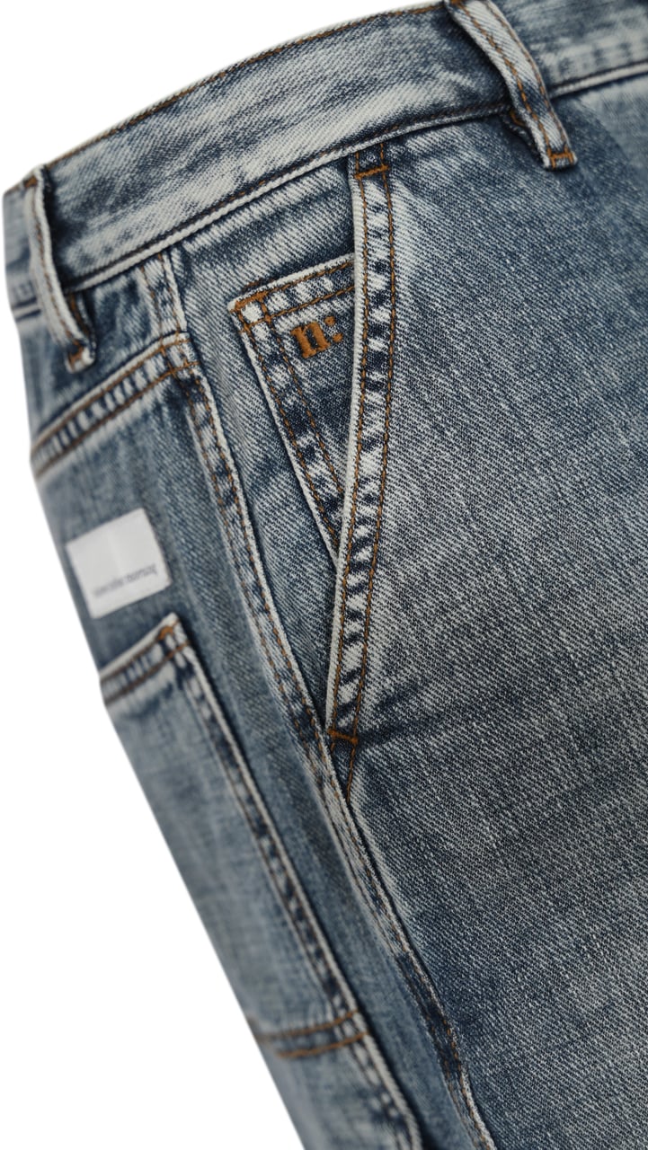 Nine in the Morning Trousers Denim Blauw