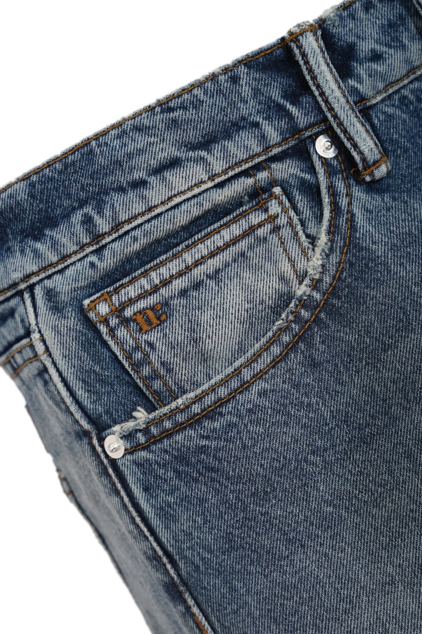 Nine in the Morning Trousers Denim Blauw