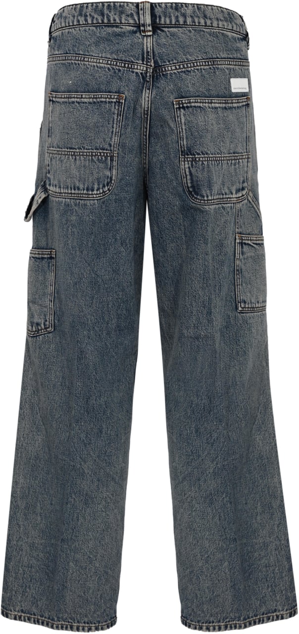 Nine in the Morning Trousers Denim Blauw