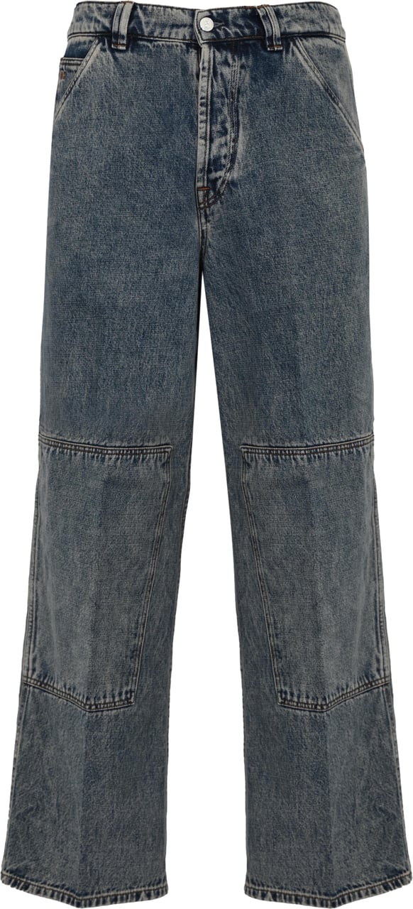 Nine in the Morning Trousers Denim Blauw