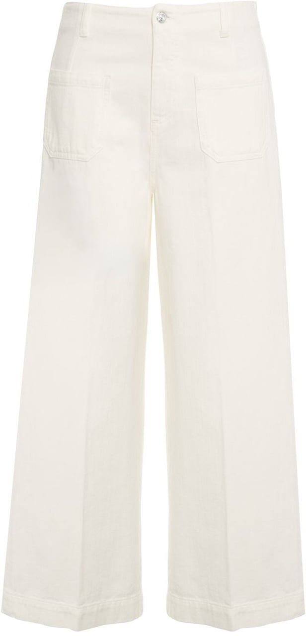 Nine in the Morning Wide leg jeans 'Naia' Wit