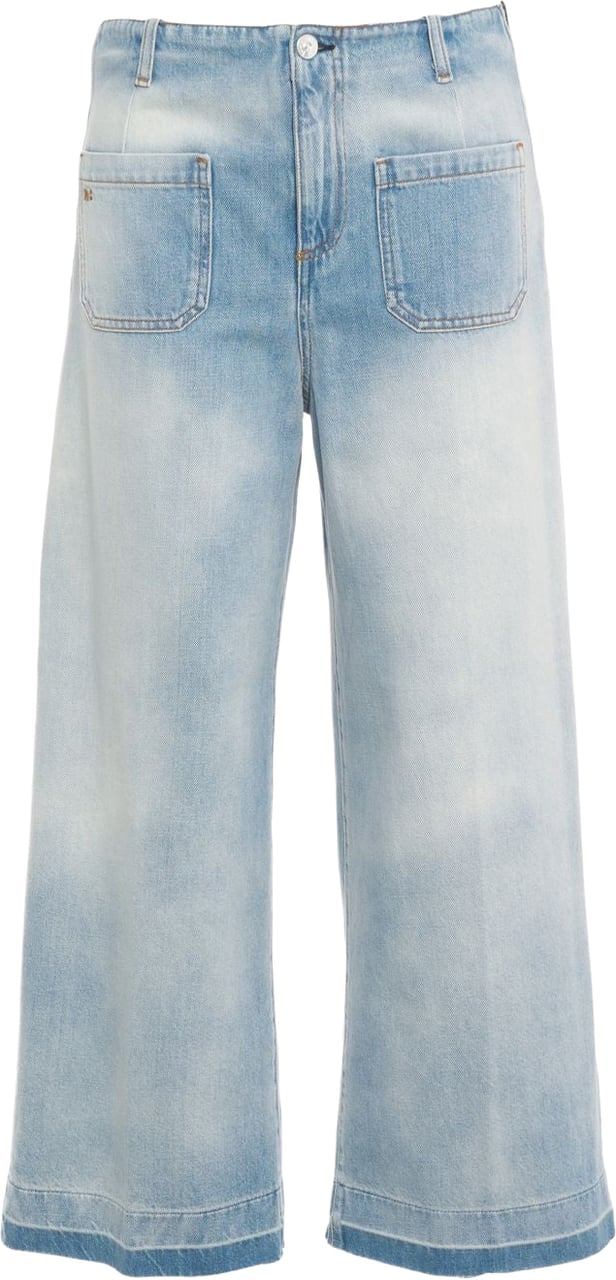 Nine in the Morning Wide leg jeans 'Naia' Blauw