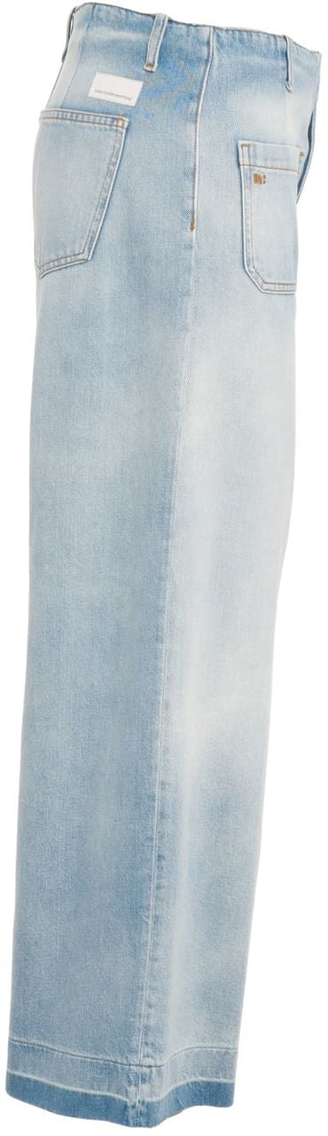 Nine in the Morning Wide leg jeans 'Naia' Blauw