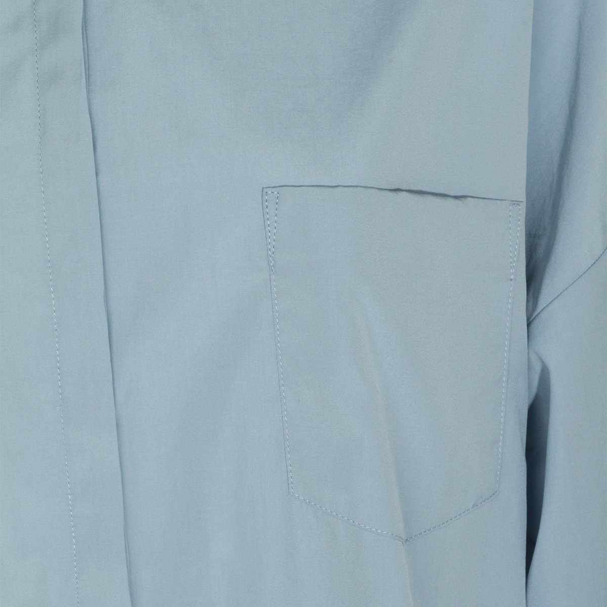Nine in the Morning Relaxed Fit Blue Shirt with Classic Collar and Concealed Placket Grijs