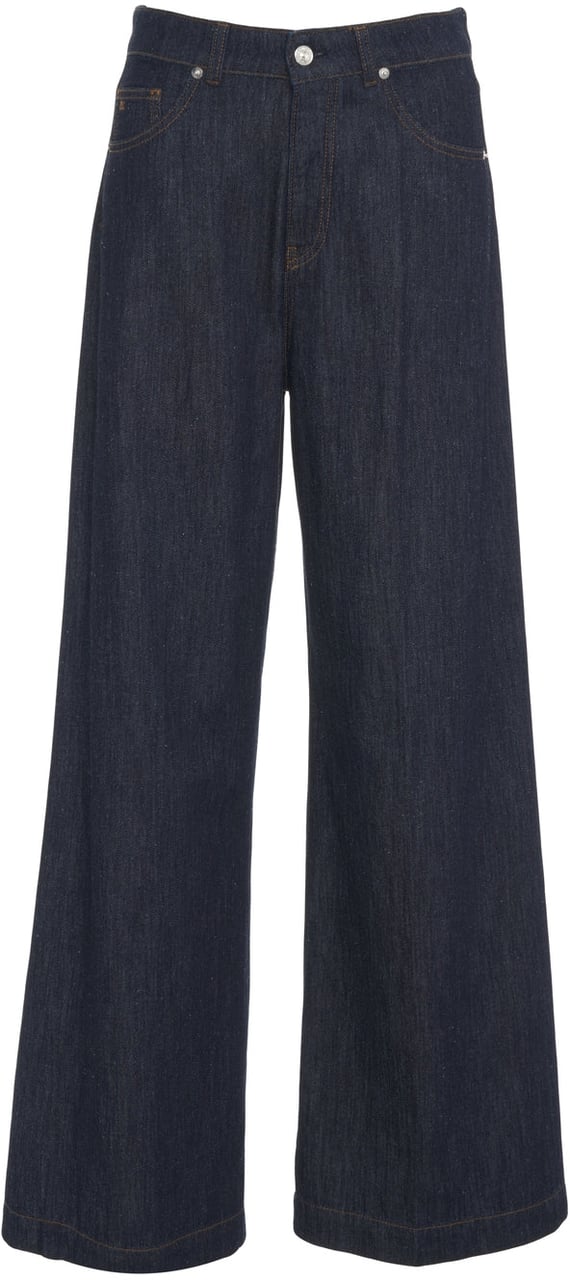 Nine in the Morning Straight leg jeans 'Audrey' Blauw