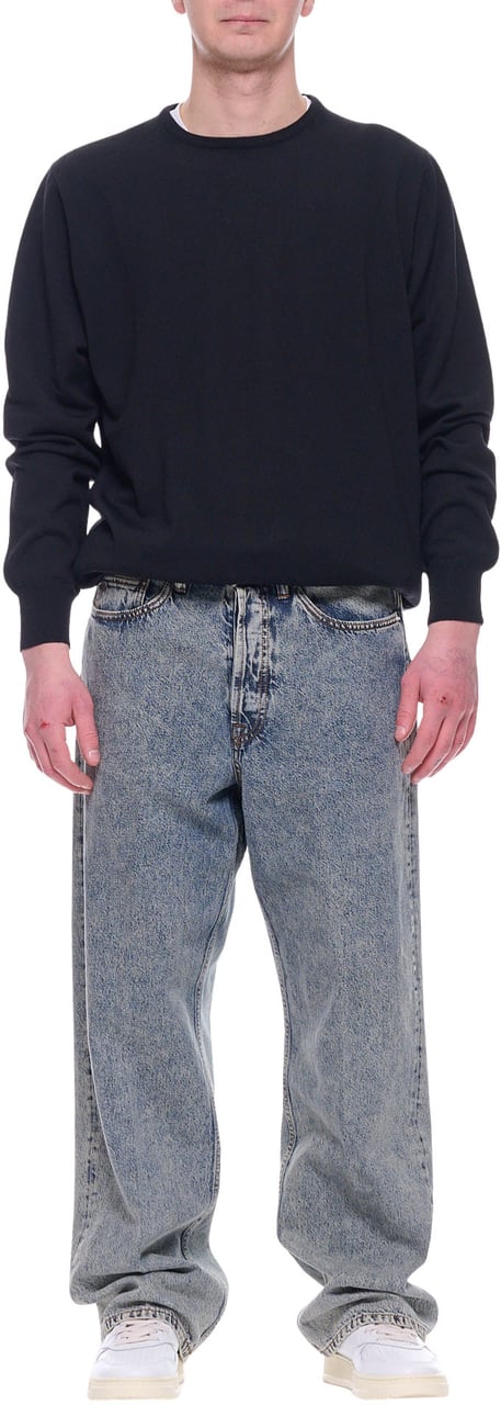 Nine in the morning Carrot Fit 5 Pocket Cotton Jeans Grijs