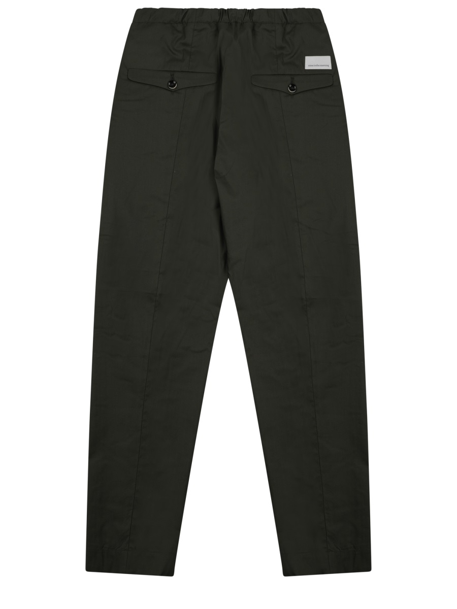 Nine in the Morning Mirko High Waisted Tapered Trousers Zwart