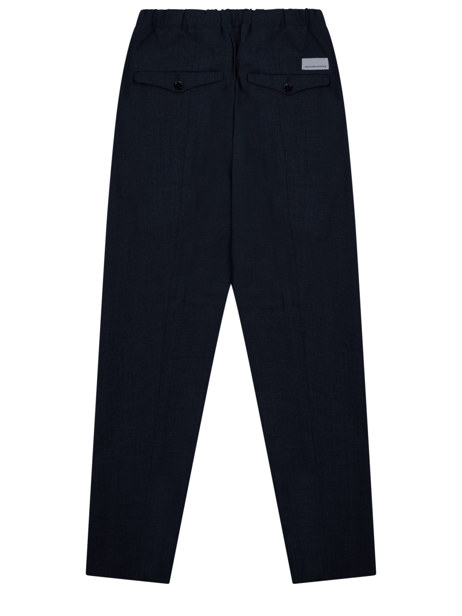 Nine in the Morning Mirko Regular Fit Stretchy Trousers Zwart