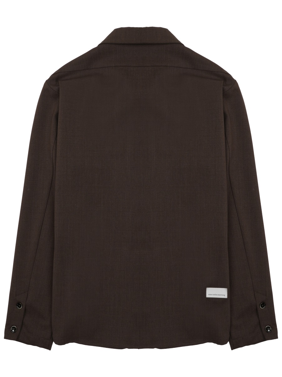 Nine in the Morning Neutrals Freud Tailored Wool Jacket Zwart