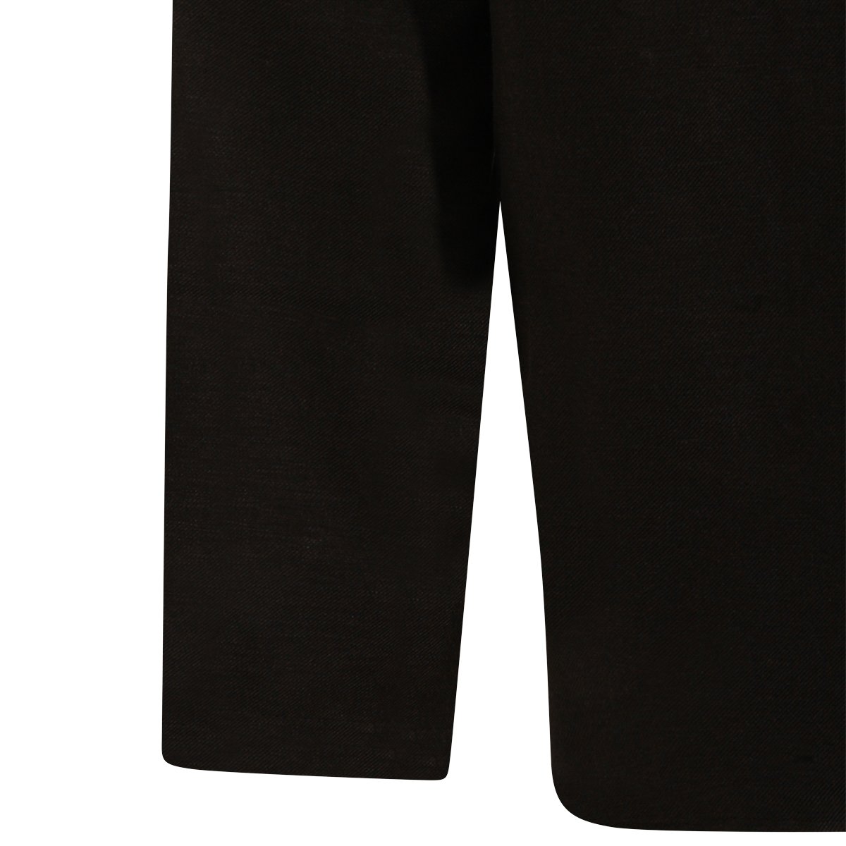 Nine in the Morning Minimalist Straight-Cut Jacket with Classic Collar and Concealed Button Placket Zwart