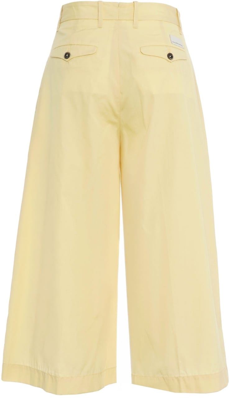 Nine in the Morning Cotton culotte 'Fiammetta' Geel