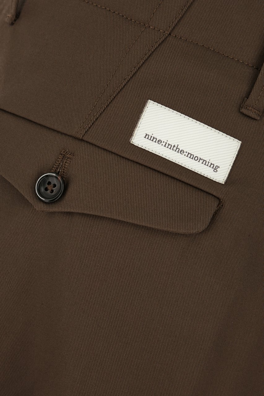 Nine in the morning Nine In The Morning Brown stretch cotton pants Bruin