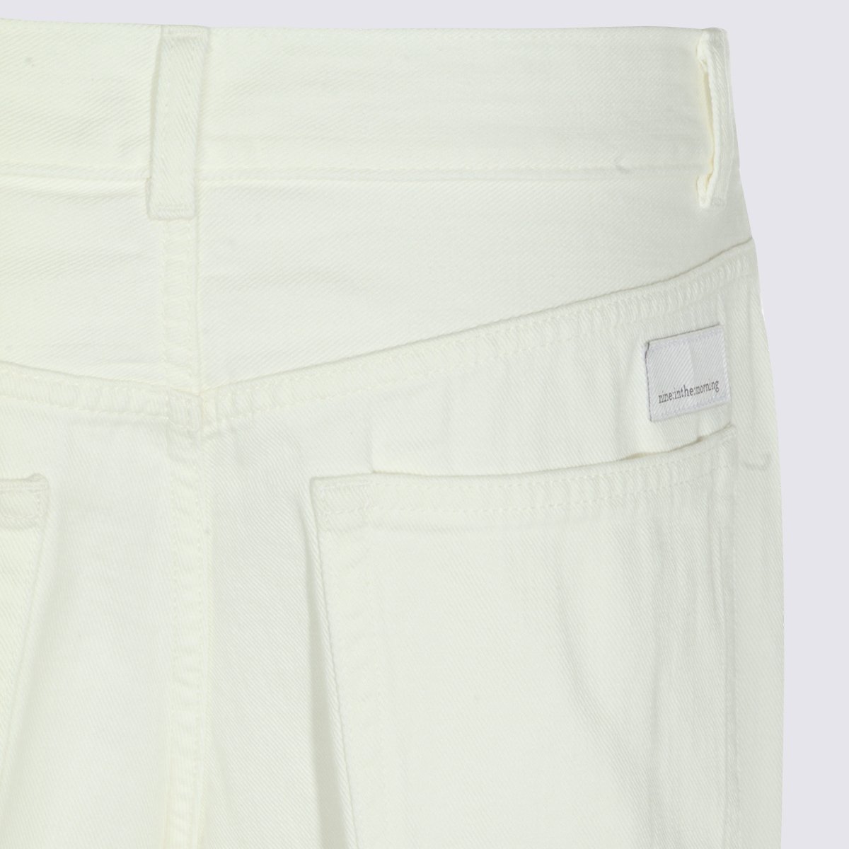 Nine in the Morning High-Waisted Straight-Leg Jeans With Classic Five-Pocket Design Wit