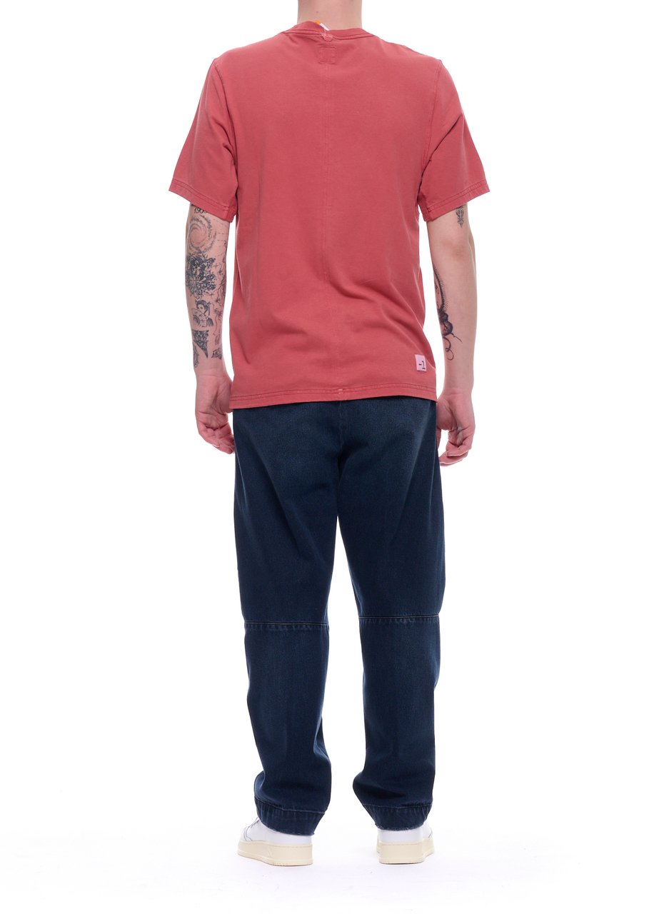 Nine in the morning Dark Blue Cotton Regular Fit Trousers Zwart