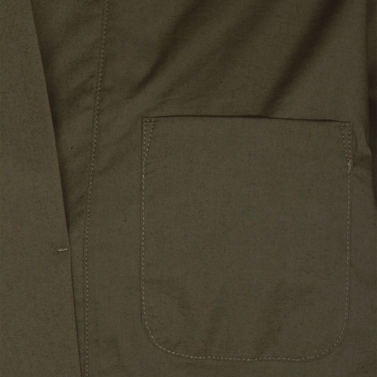Nine in the Morning Stand Collar Shirt with Partial Placket Grijs