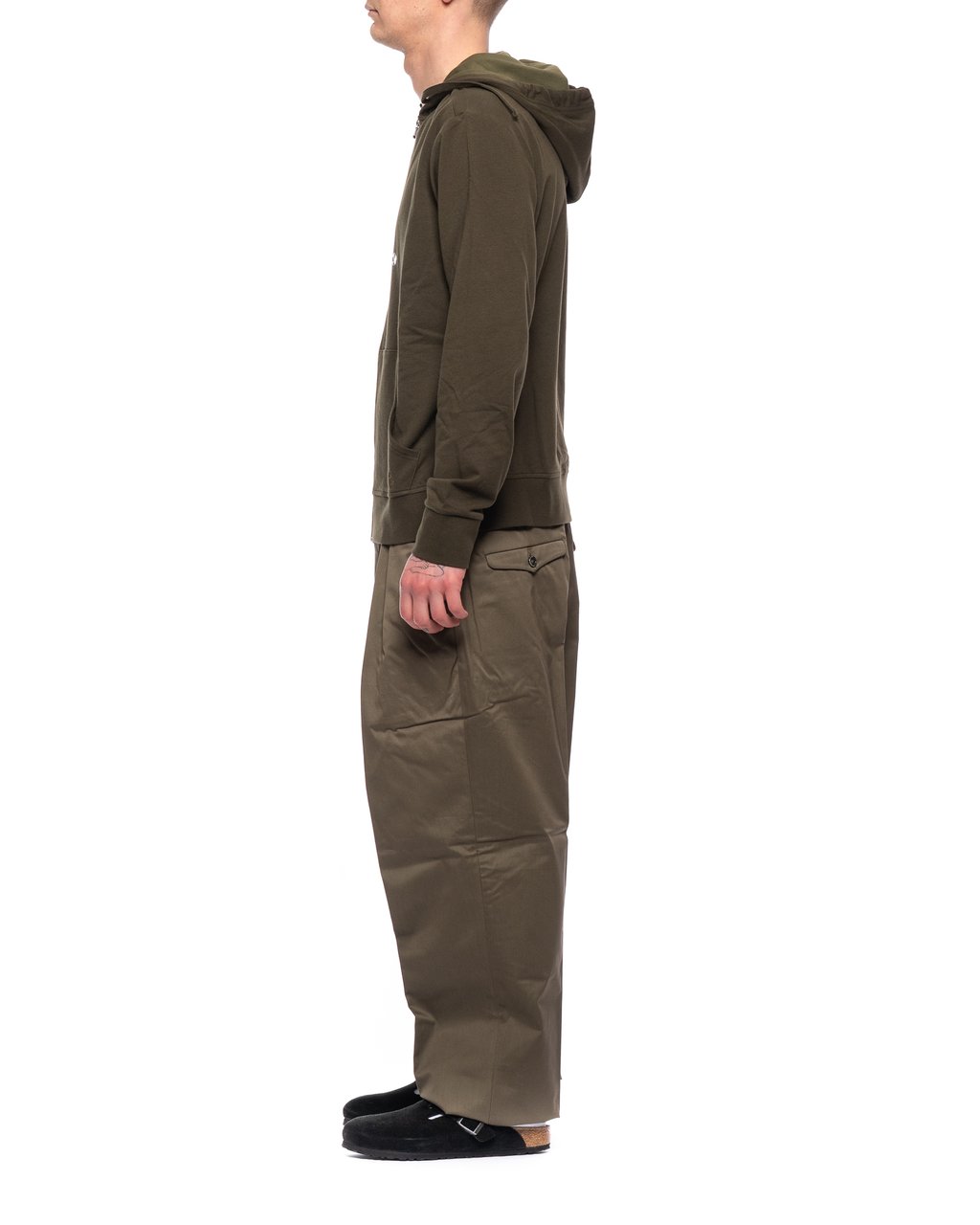 Nine in the Morning Sophisticated Tailored Chinos With Classic Detailing Grijs