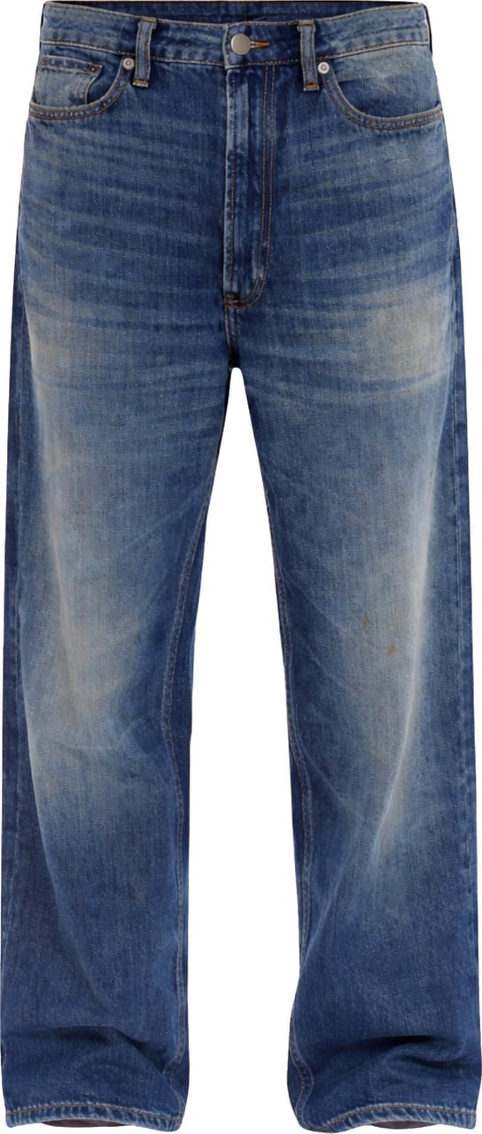 Nine in the morning Wide Leg Cotton Denim Jeans Grijs