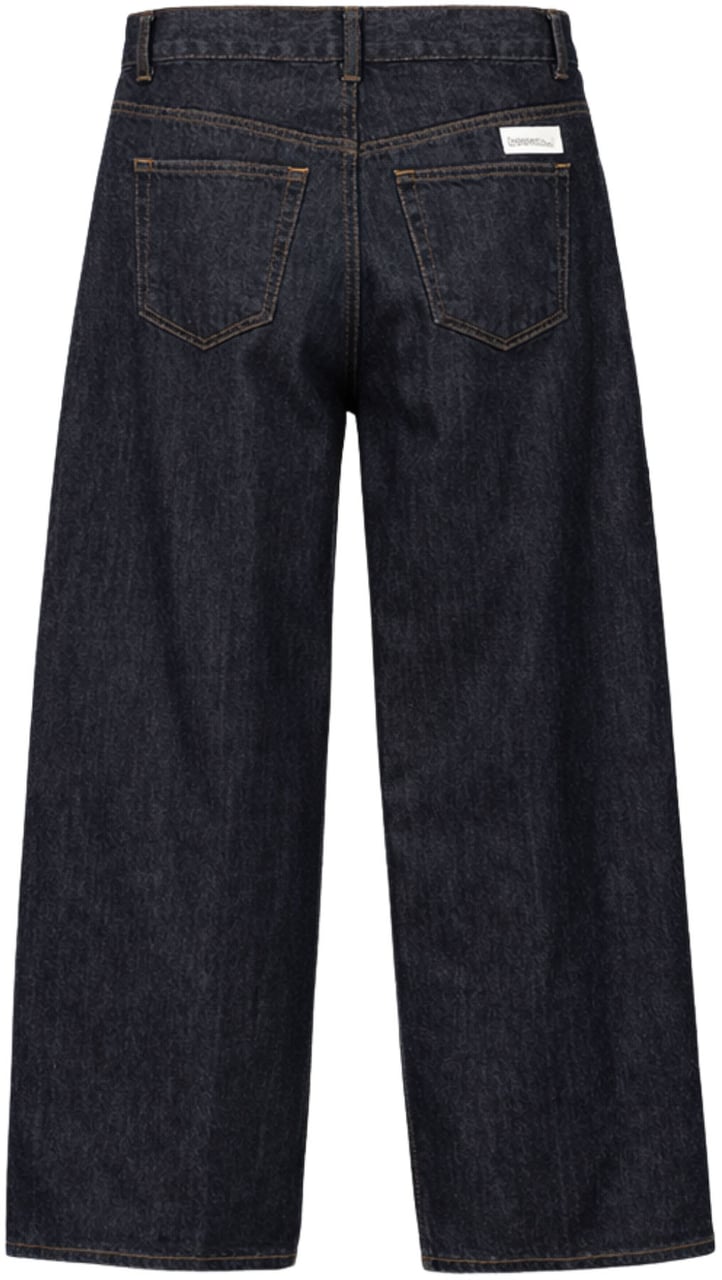 Nine in the morning Molly Carrot Jeans Blue Zwart