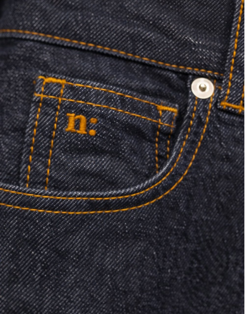 Nine in the morning Molly Carrot Jeans Blue Zwart