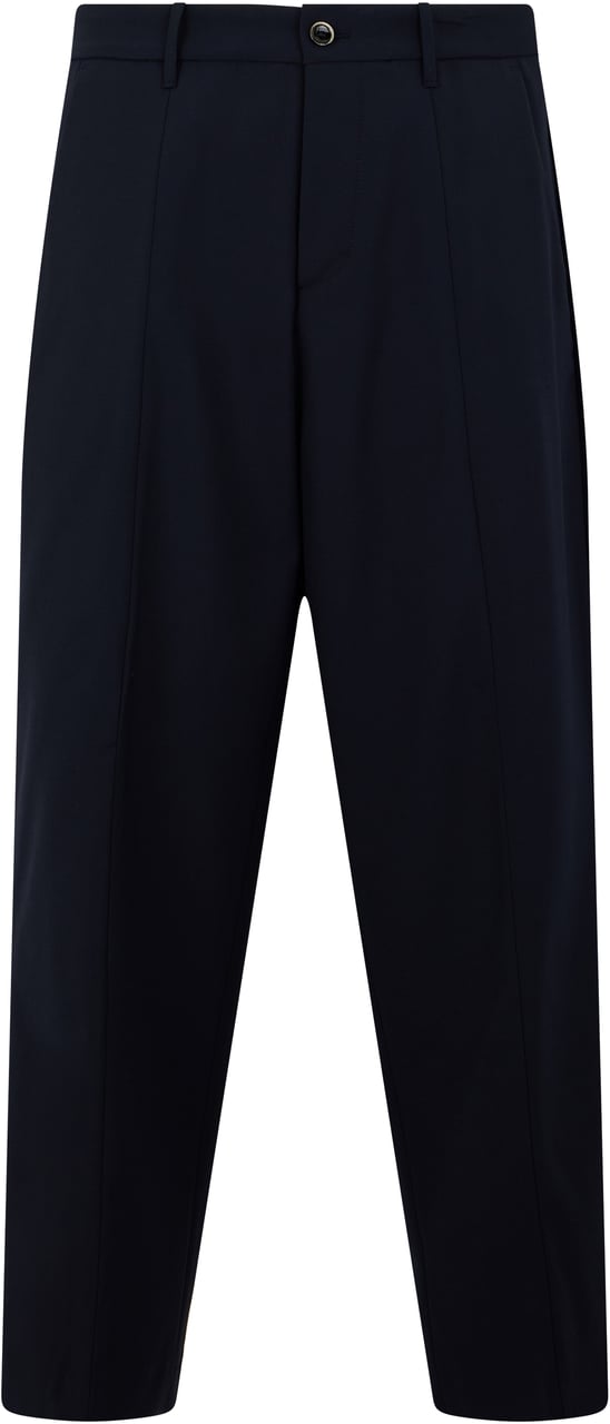 Nine in the Morning Trousers made of wool and polyester Zwart
