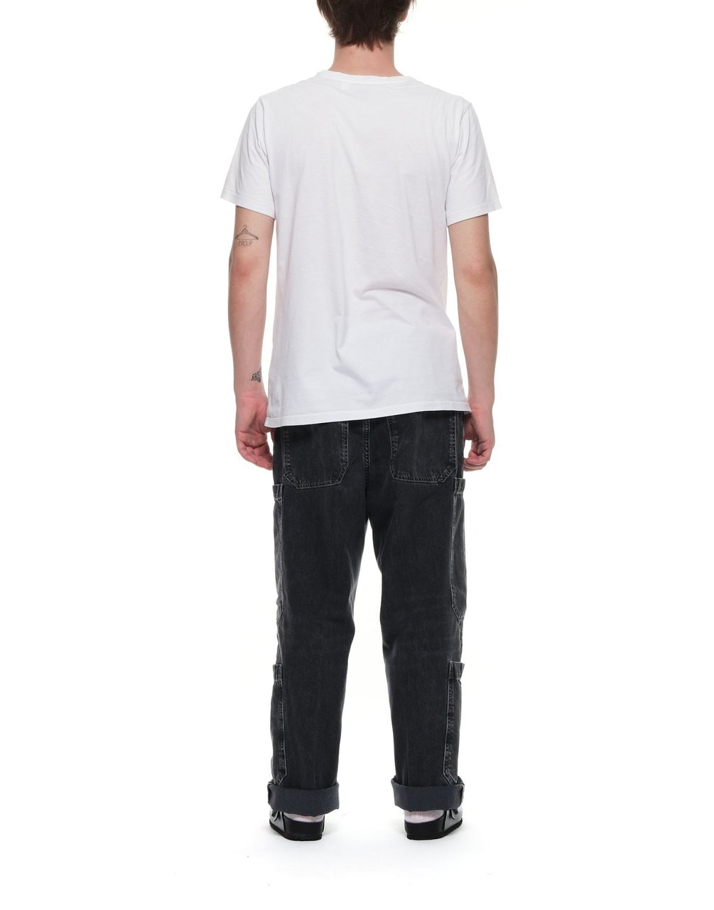 Nine in the Morning Relaxed Fit Cargo Jeans Zwart