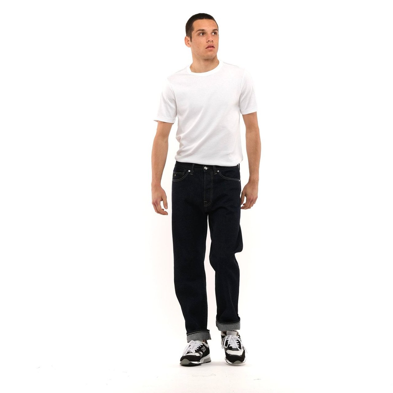 Nine in the Morning Navy Nathan Raw Jeans Zwart