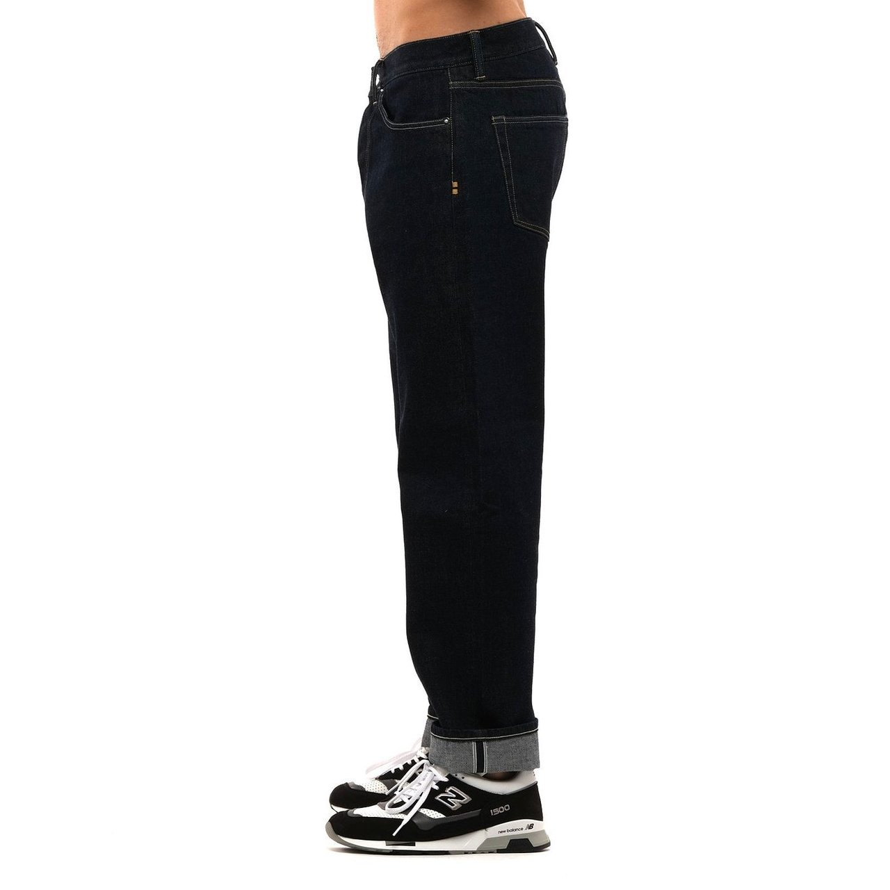 Nine in the Morning Navy Nathan Raw Jeans Zwart