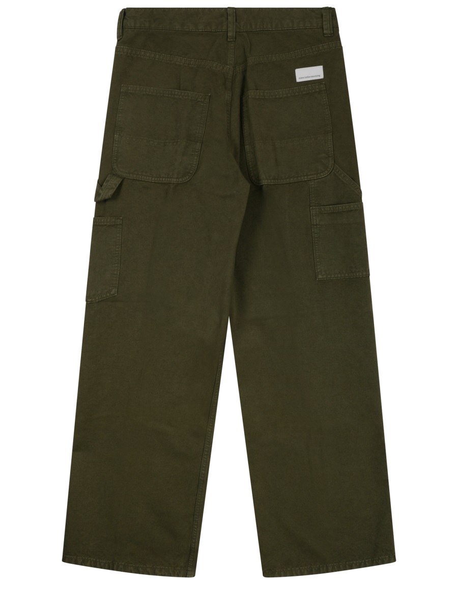 Nine in the Morning Neutrals Pat Wide-Leg Carpenter Jeans Zwart