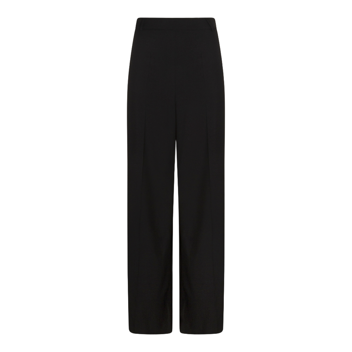 Nissa High-Waisted Trousers With Tailored Fit Zwart