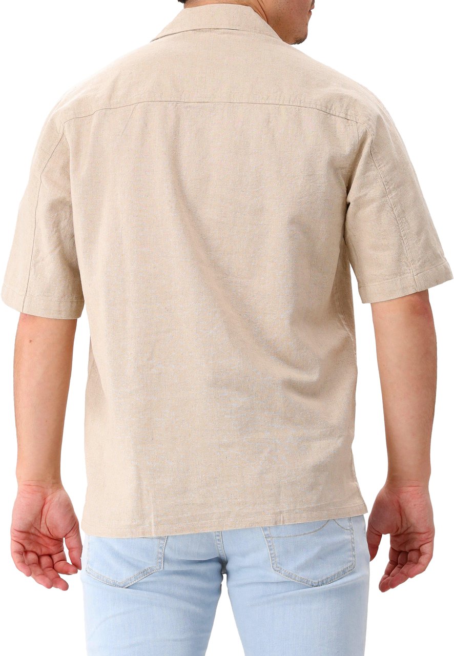 NN07 NN.07 Overhemd Beige Ole SS 5396 Beige