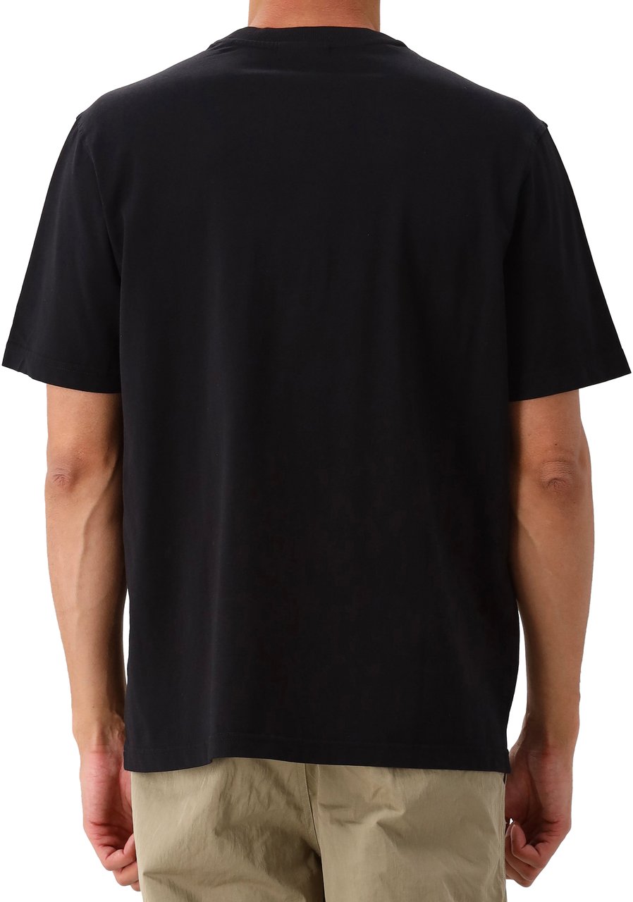 NN07 NN.07 T-Shirt Zwart Adam EMB Zwart