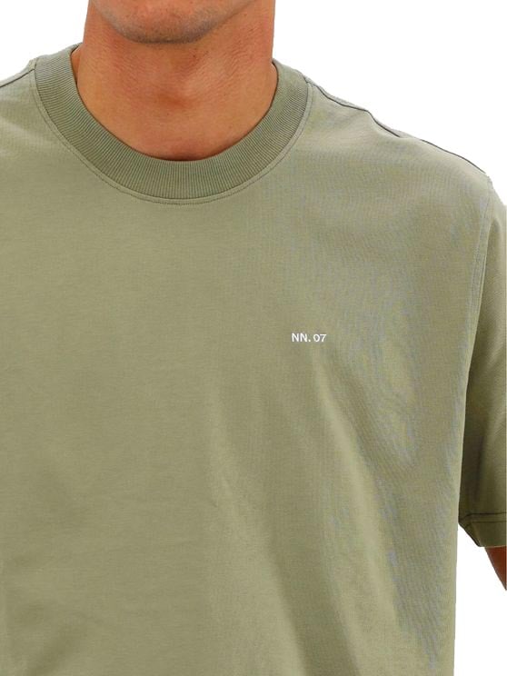 NN07 NN.07 T-Shirt Bruin Adam Emb Bruin