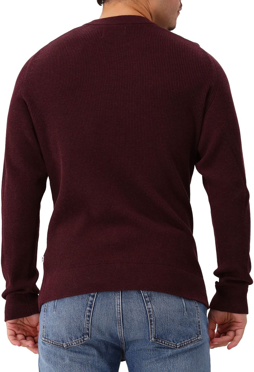 NN07 NN.07 Gebreide Trui Paars Kevin 6600 Rood