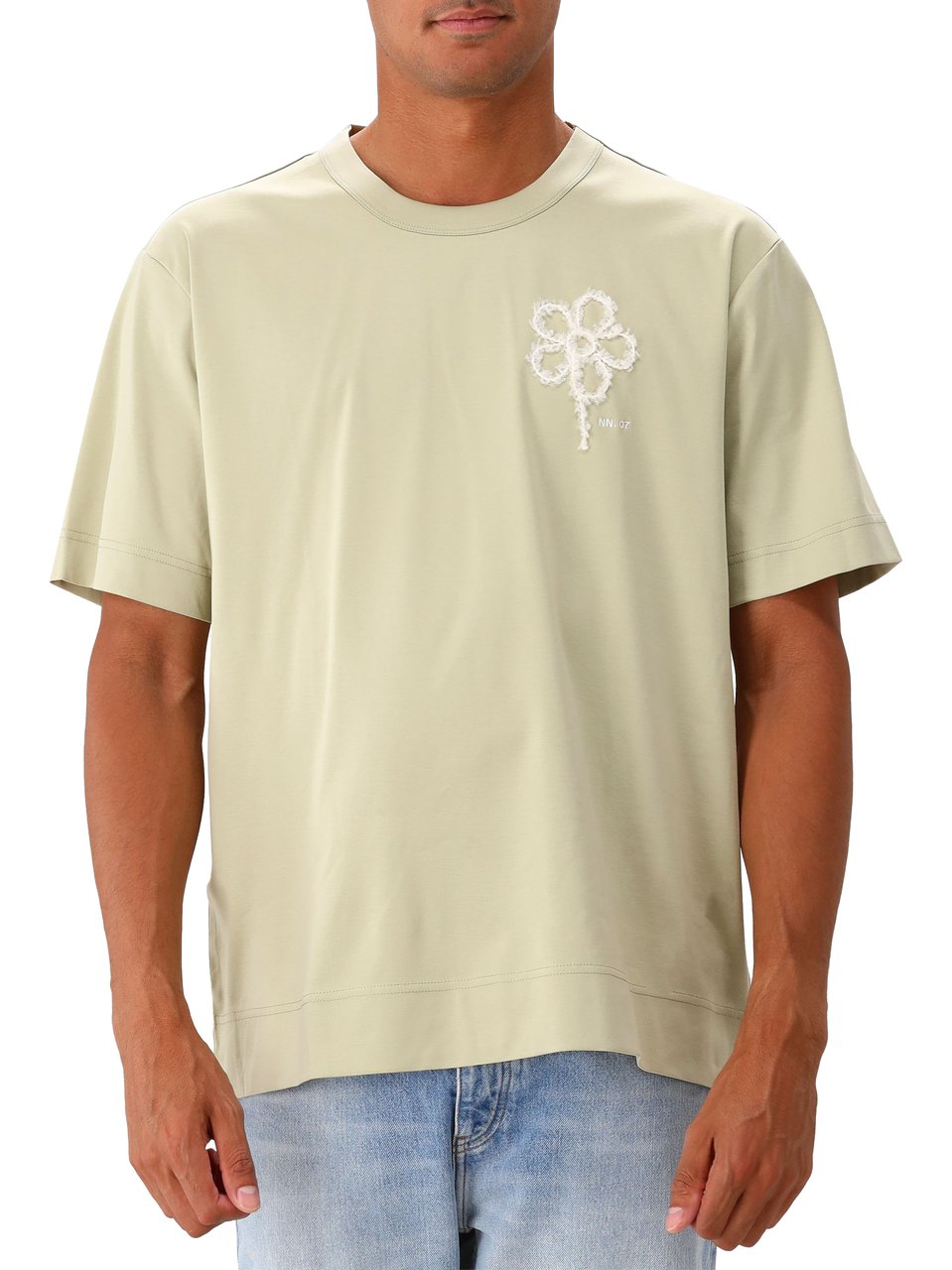 NN07 NN.07 T-shirt Groen Pedro EMB SS 3525 Groen