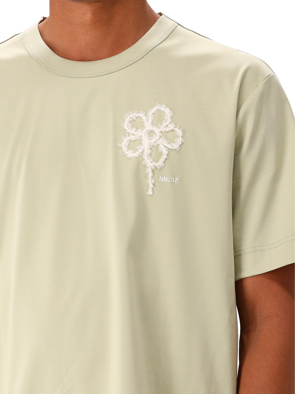 NN07 NN.07 T-shirt Groen Pedro EMB SS 3525 Groen