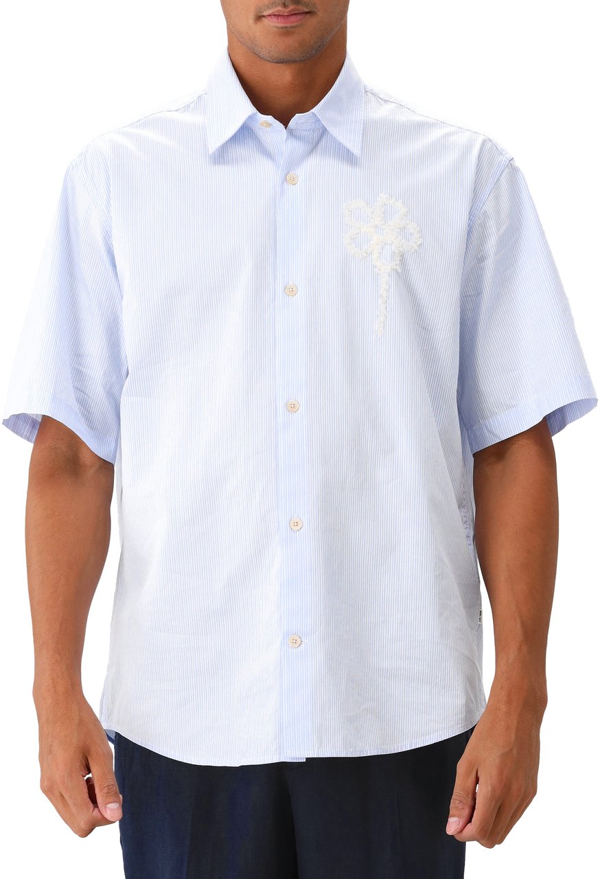 NN07 NN.07 Overhemd Blauw Freddy SS APP 5973 Blauw