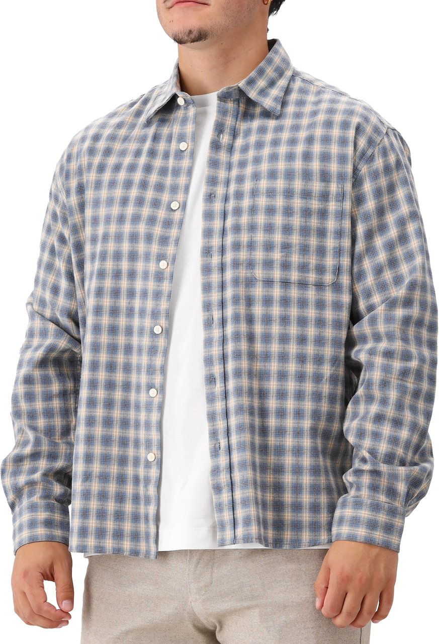 NN07 NN.07 Overhemd Blauw Deon 5465 Blauw